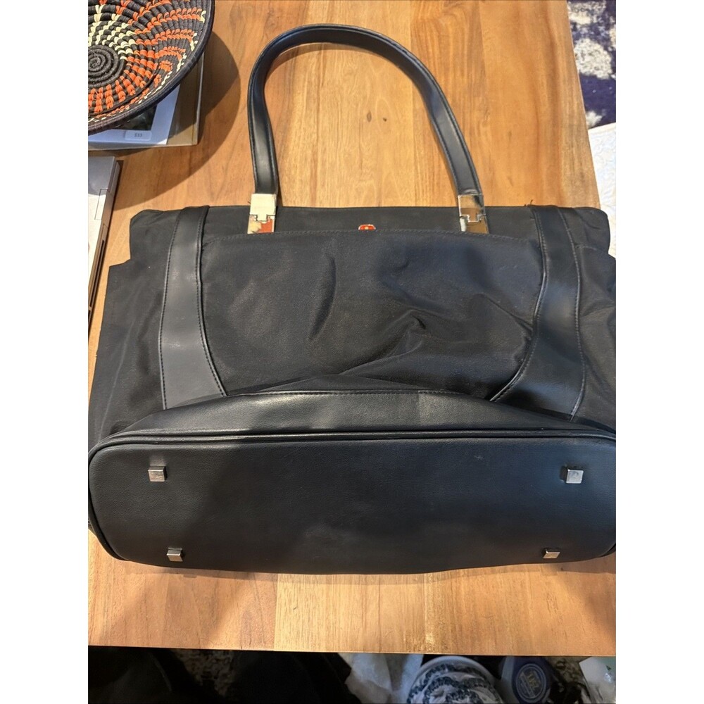 Wenger Bags | Swissgear Rhea Womens Laptop Business Black Leather Nylon Tote